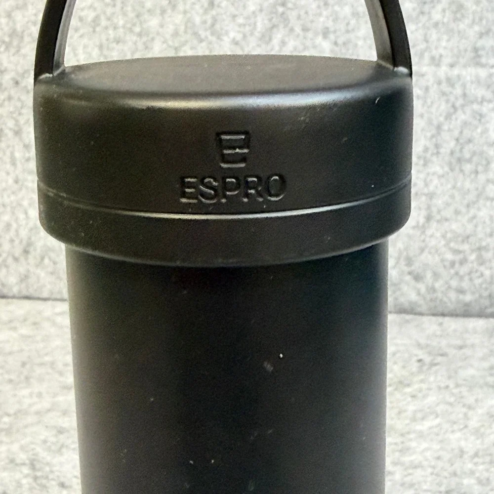 Espro Ultralight French Press Coffee Maker Travel Mug Matte Black 16oz